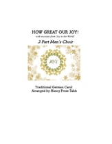 How Great our Joy with excerpts from 'Joy to the World' for TB Choir TB choral sheet music cover
